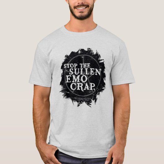 Supernatürliches "Emo"-Zitat T-Shirt (Vorderseite)