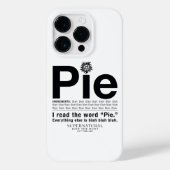 Supernatürliches "Pie"-Zitat Case-Mate iPhone Hülle (Rückseite)