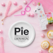 Supernatürliches "Pie"-Zitat Pappteller (Party)