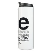 Supernatürliches "Pie"-Zitat Thermosbecher (Nach rechts gedreht)