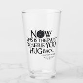 Supernatürliches Zitat zum Zurückdrängen Glas (Vorderseite)