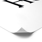 Supernatürliches Zitat zum Zurückdrängen Poster (Ecke)