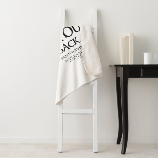 Supernatürliches Zitat zum Zurückdrängen Sherpadecke (Beispiel)