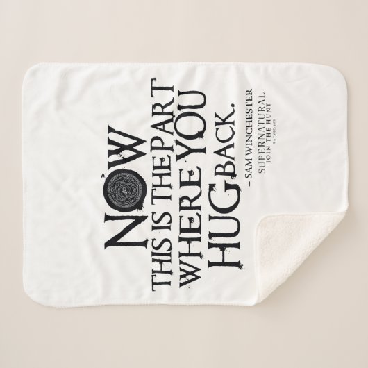 Supernatürliches Zitat zum Zurückdrängen Sherpadecke (Vorderseite (Horizontal))