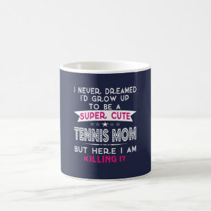 SUPERniedliches EINE TENNIS-MAMA Kaffeetasse