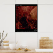 Supernova 1987A Hubble Telescope-Foto Poster (Küche)