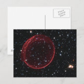 Supernova-Blase Postkarte (Vorne/Hinten)