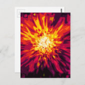 Supernova Blast Postkarte (Vorne/Hinten)
