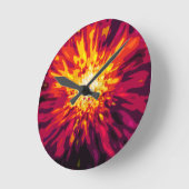 Supernova Blast Runde Wanduhr (Winkel)