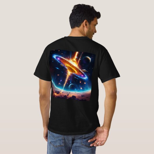 "Supernova Burst: Eine gravitation-Inspiriert kosm T-Shirt (Schwarz voll)