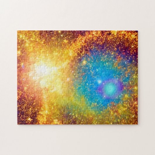 Supernova Golden Explosion im Phantastischen Weltr Puzzle (Horizontal)