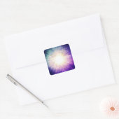 Supernova Quadratischer Aufkleber (Umschlag)