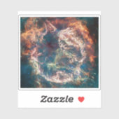 Supernova Remnant Cassiopeia A. Aufkleber (Blatt)