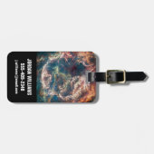 Supernova Remnant Cassiopeia A. Gepäckanhänger (Vorderseite horizontal)