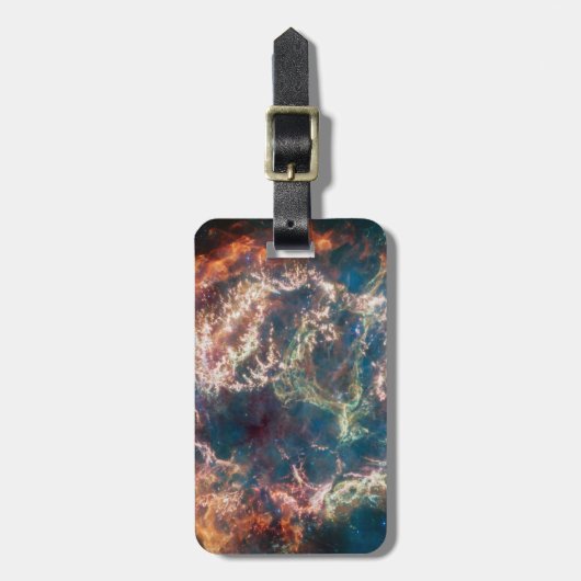Supernova Remnant Cassiopeia A. Gepäckanhänger (Vorderseite vertikal)