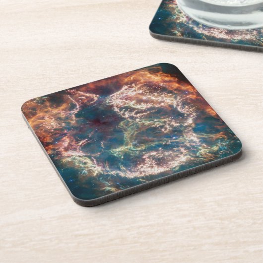 Supernova Remnant Cassiopeia A. Getränkeuntersetzer (Linke Seite)