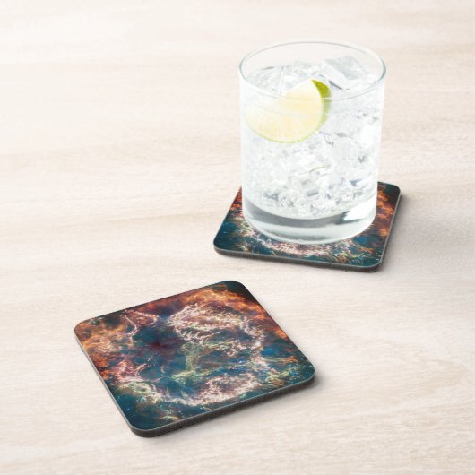 Supernova Remnant Cassiopeia A. Getränkeuntersetzer (Rechte Seite)