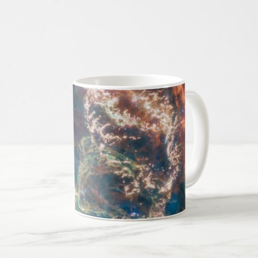 Supernova Remnant Cassiopeia A. Kaffeetasse (VorderseiteRechts)