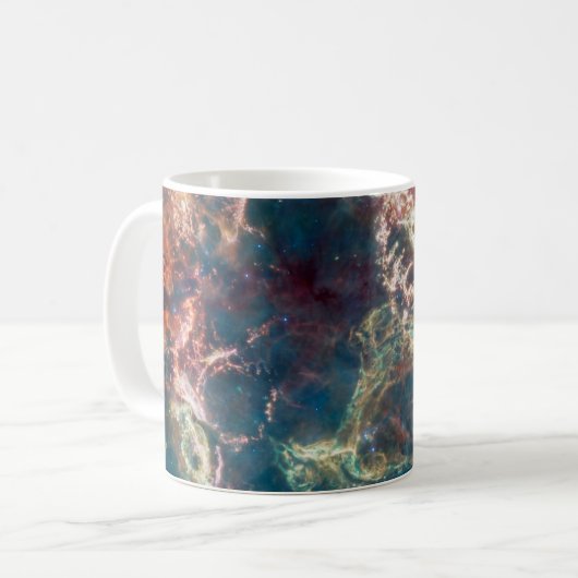 Supernova Remnant Cassiopeia A. Kaffeetasse (Vorderseite Links)