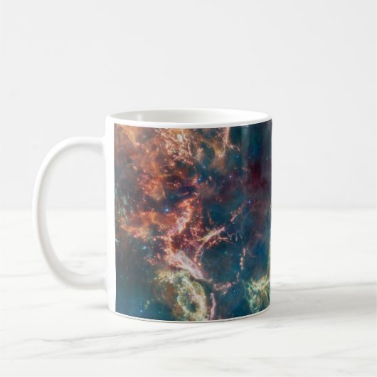 Supernova Remnant Cassiopeia A. Kaffeetasse (Links)