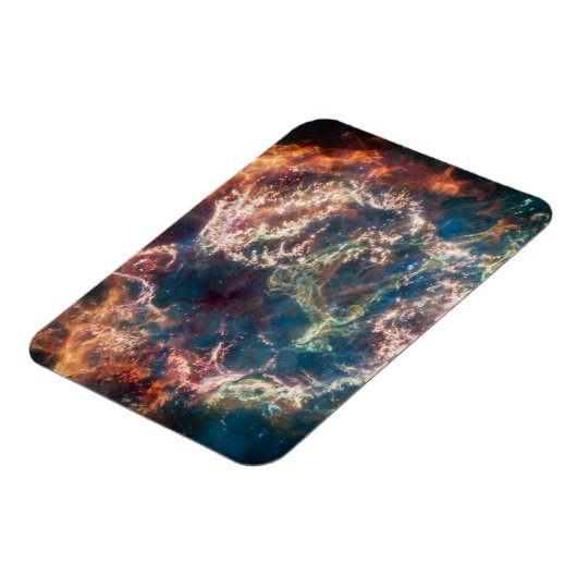 Supernova Remnant Cassiopeia A. Magnet (Linke Seite)