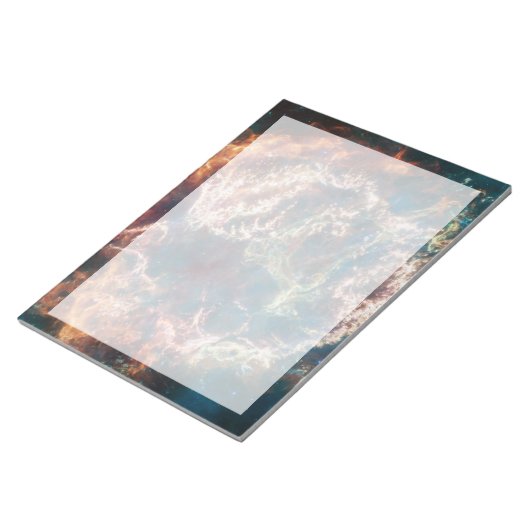 Supernova Remnant Cassiopeia A. Notizblock (angewinkelt)