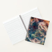 Supernova Remnant Cassiopeia A. Notizblock (Innenseite)