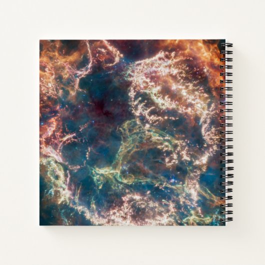 Supernova Remnant Cassiopeia A. Notizblock (Rückseite)