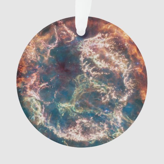Supernova Remnant Cassiopeia A. Ornament (Vorderseite)