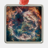 Supernova Remnant Cassiopeia A. Ornament Aus Metall (Vorne)