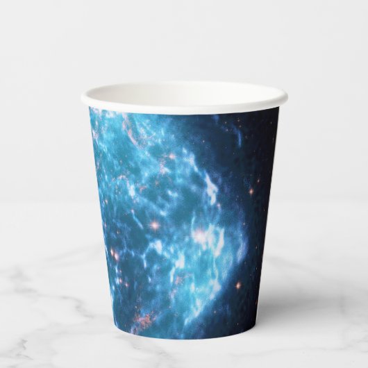 Supernova Remnant Cassiopeia A Pappbecher (Rückseite)