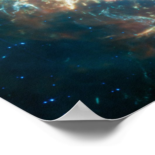 Supernova Remnant Cassiopeia A. Poster (Ecke)