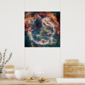 Supernova Remnant Cassiopeia A. Poster (Küche)