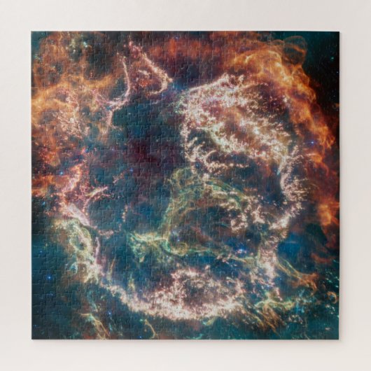 Supernova Remnant Cassiopeia A. Puzzle (Vertikal)