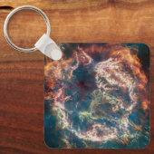 Supernova Remnant Cassiopeia A. Schlüsselanhänger (Vorderseite)