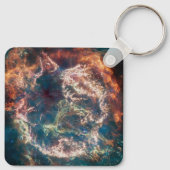 Supernova Remnant Cassiopeia A. Schlüsselanhänger (Rückseite)