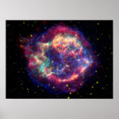 Supernova Rest Cassiopeia A Poster (Vorne)