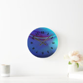 Supernova Runde Wanduhr (Zuhause)