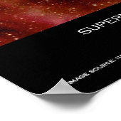 Supernova SN1987A in der großen magellanischen Wol Poster (Ecke)