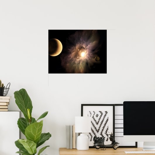 Supernova Sun Poster (Heimbüro)