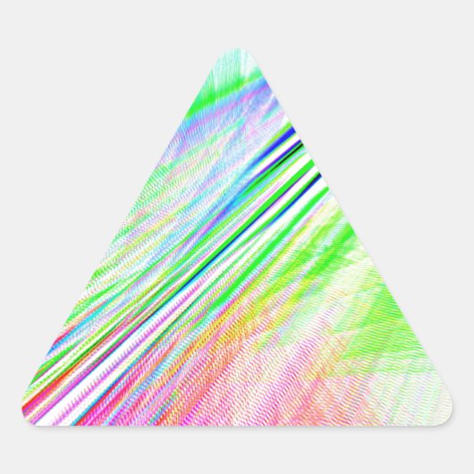 Supernova von Robert S. Lee neu erschaffen Dreieckiger Aufkleber (Vorderseite)