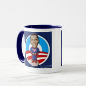 Superobama-/Wecker-Tasse Tasse (Vorderseite Links)