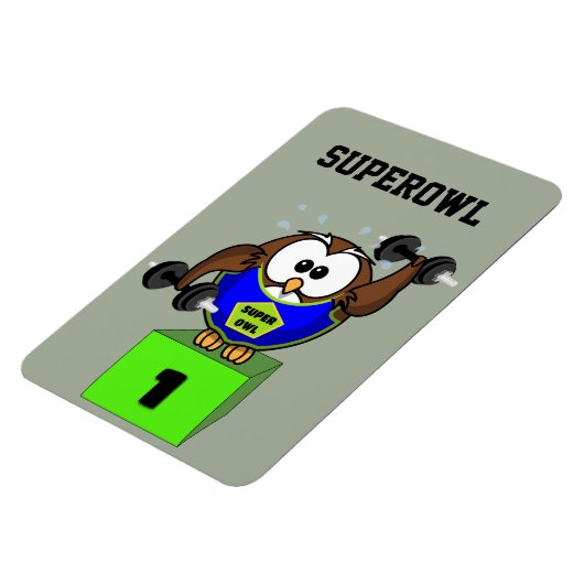 SuperOwl Magnet (Linke Seite)
