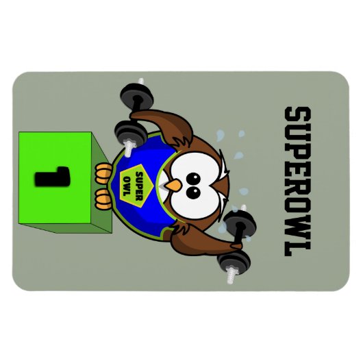 SuperOwl Magnet (Horizontal)