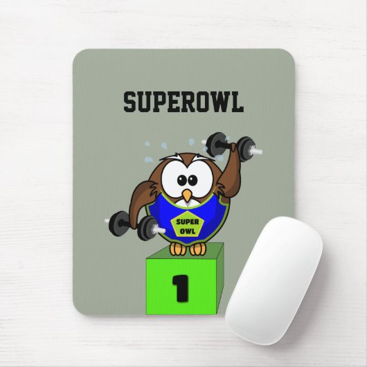SuperOwl Mousepad (Mit Mouse)