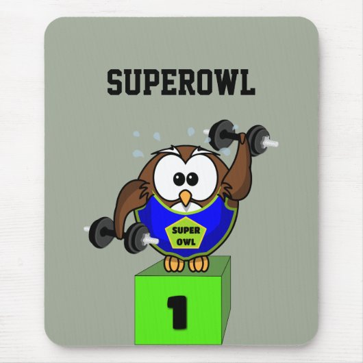 SuperOwl Mousepad (Vorne)