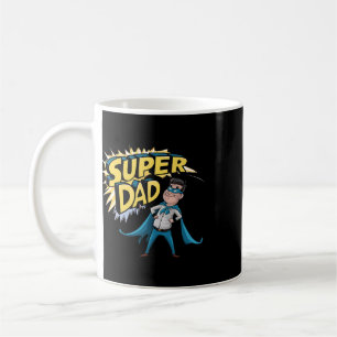 Superpapa Lustiger Superheld Papa Geschenk Kostüm Kaffeetasse