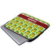 Superpapagei Laptopschutzhülle (Vorne Knopf)