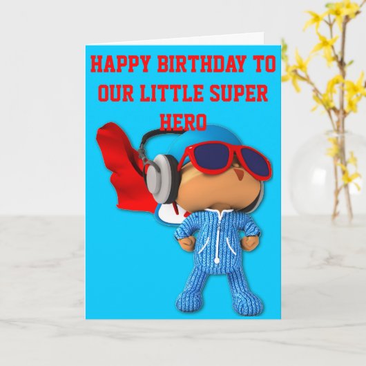 SuperPeekaboo Karte (Gelbe Blume)