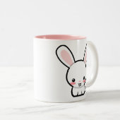 SuperPets offizielle Häschen-Tasse Zweifarbige Tasse (VorderseiteRechts)